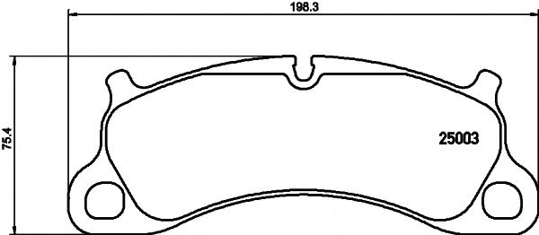 PAGID T2150 Brake Pad Set, disc brake